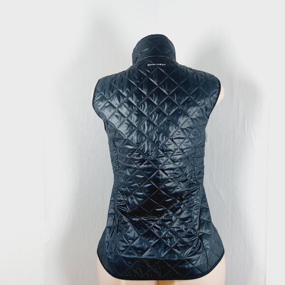 Columbia Women's Black Dualistic Omni-Heat Full-Zip Puffer Vest Jacket Size M - Picture 5 of 12